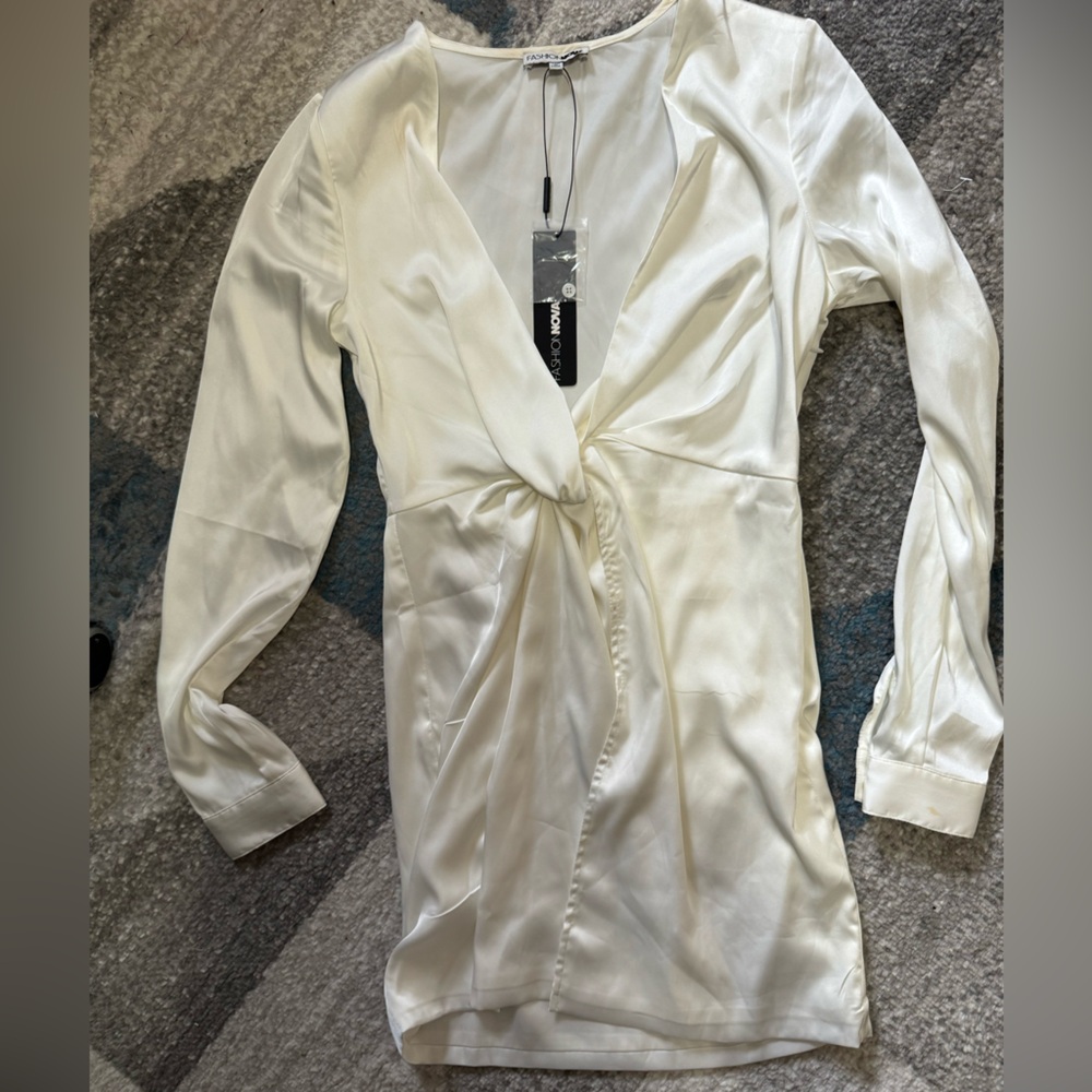 NWT Fashion Nova Cocktail Mini Wrap Dress